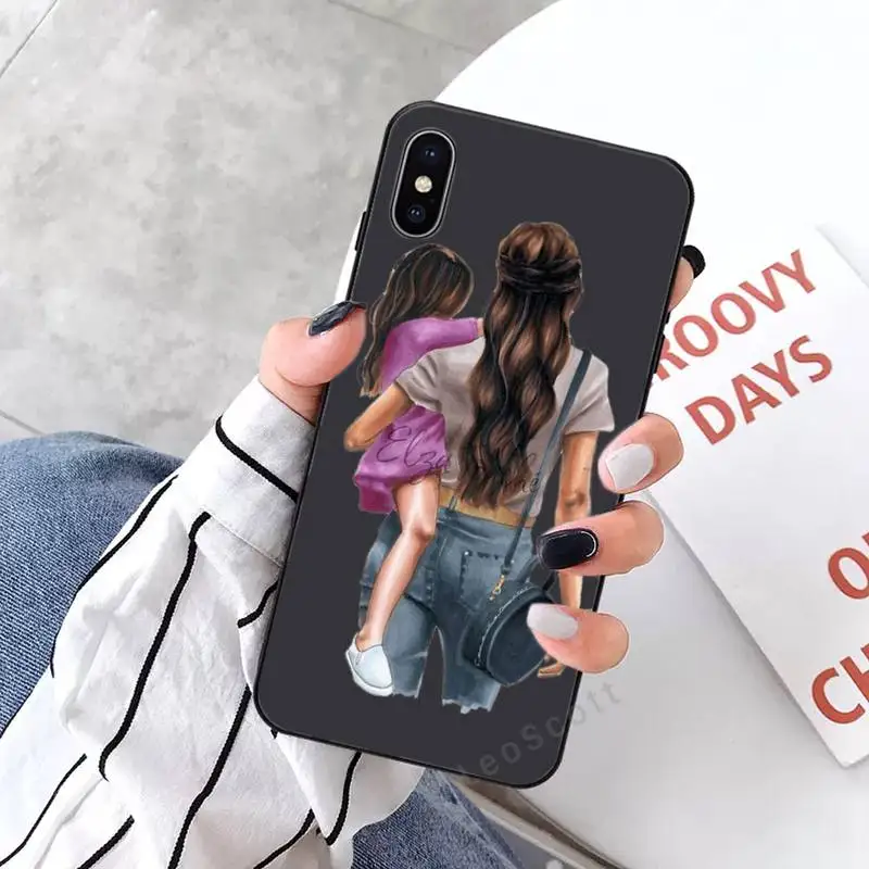 

Baby Mom Phone Cases for iPhone 11 12 mini pro XS MAX 8 7 6 6S Plus X 5S SE 2020 XR