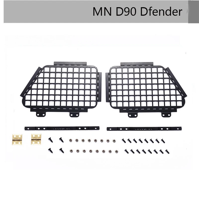 

for 1/12 Defender D90 Metal Door Guard Mesh Window Guardrail for MN Flipable RC Car Parts Modification Upgrade