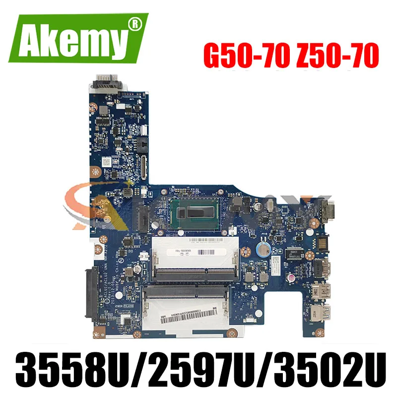 Akemy ACLU1/ACLU2 UMA NM-A272  Lenovo G40-70 Z40-70     3558U DDR3 100% 