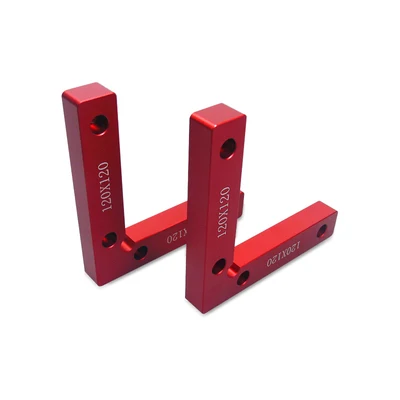 120mm x 120mm Новинка 1 пара(2 шт.) 120 мм x 120 мм(100 мм x 100 мм) l-squre зажимные квадраты пара 90 градусов попробуйте квадратный угол линейки - Цвет: 120mm x 120mm