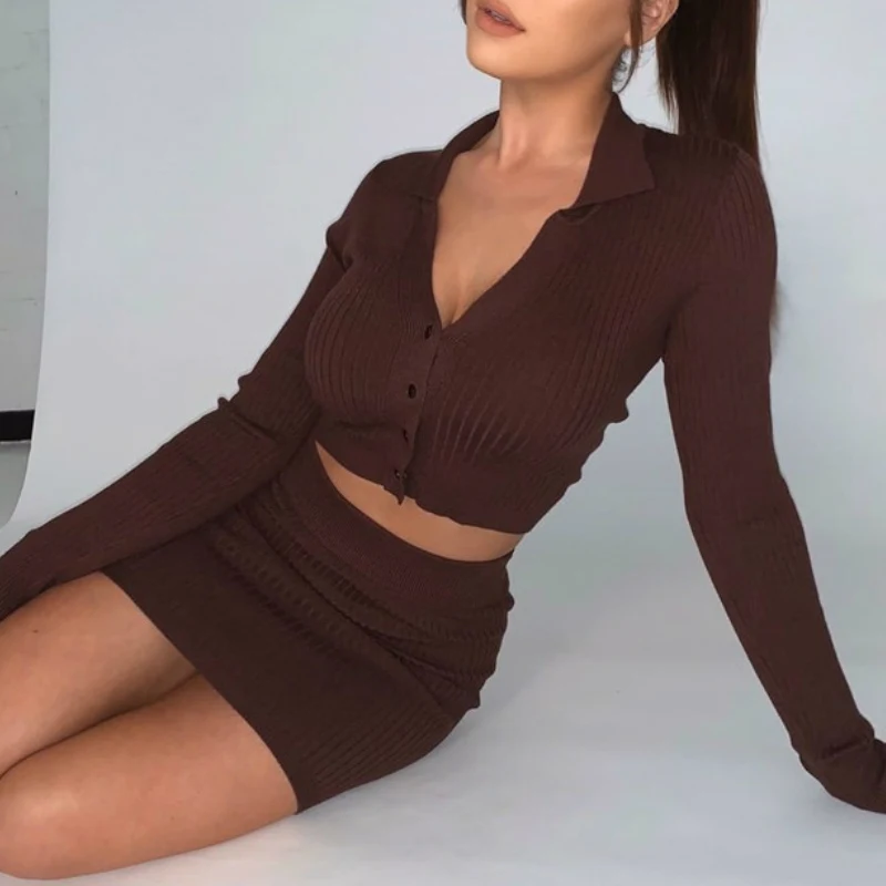 Женская укороченная рубашка юбка с завышенной талией полосатый эластичный