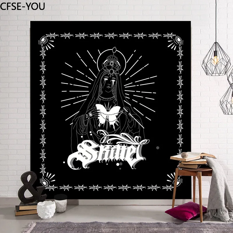 Плачет богиня по CFSE YOU гобелен акварель всюду ковёр Love You To настенный подвесной