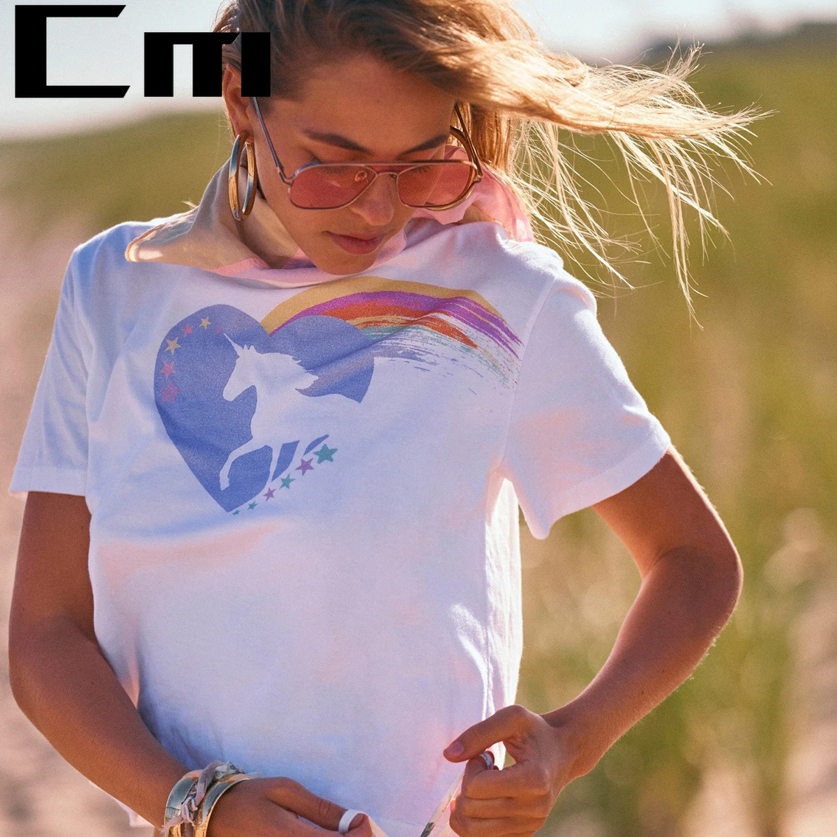 Женская футболка с круглым вырезом Jastie летняя повседневная Пляжная коротким