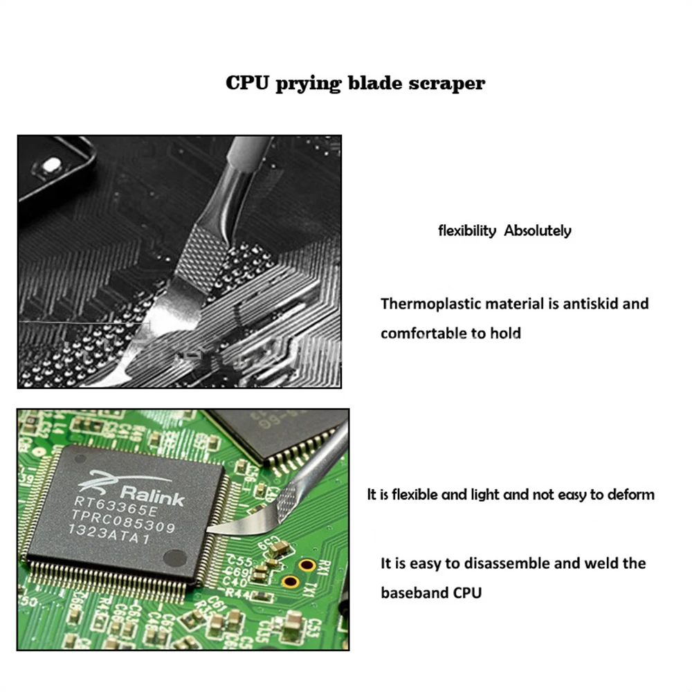 8-in-1 IC Chip Repair And Removal Tool Kits For Mobile Phone Tablet Notebook LCD CPU Separation Glue Knife | Инструменты