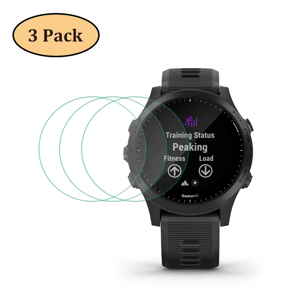 ONGHSD 3 Pack for Garmin Forerunner 945 Tempered Glass Screen Protector Ultra-Thin High Definition Protective Cover Film | Мобильные