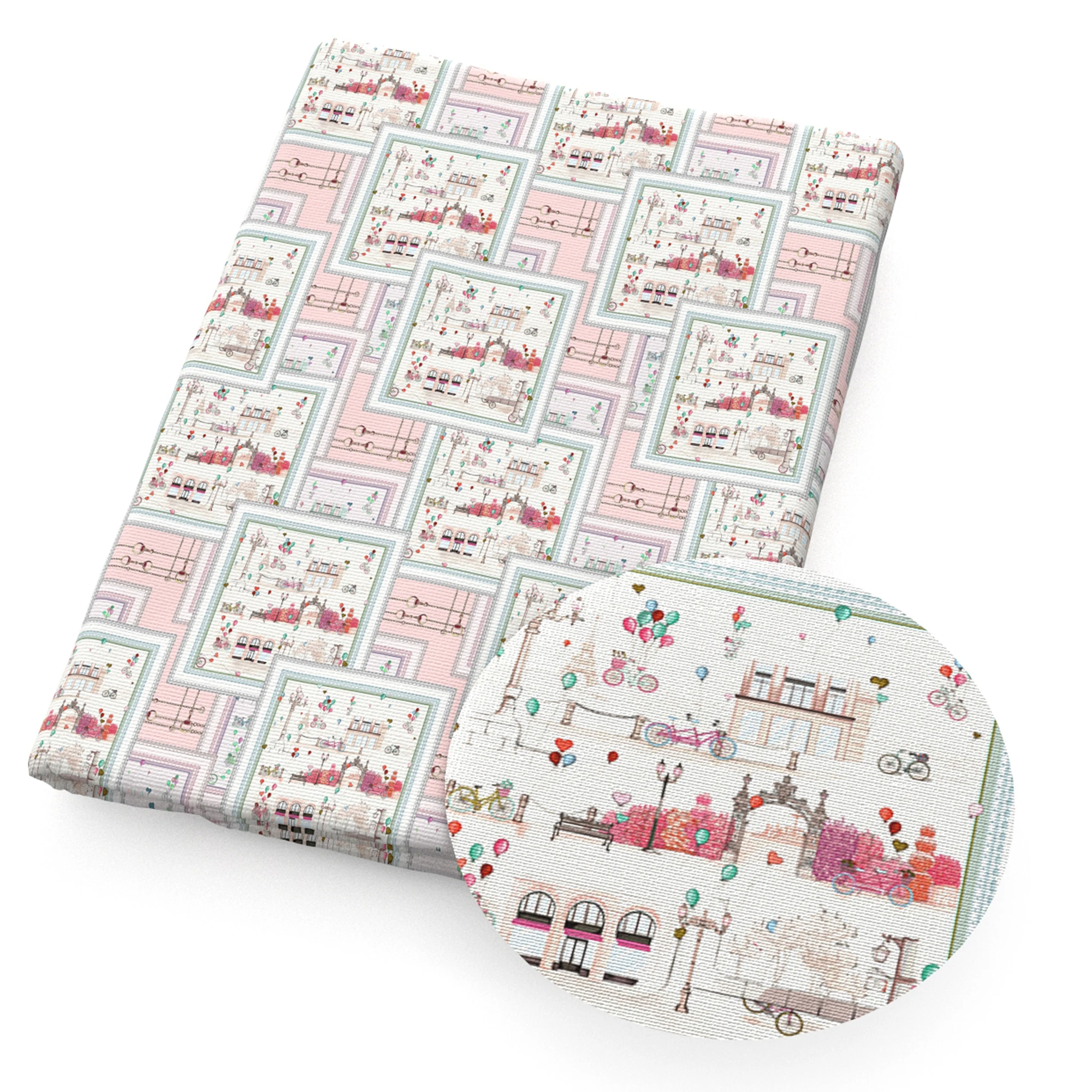 Ткань в горошек для собак кроликов кошек из полиэстера и хлопка тканевая ткань