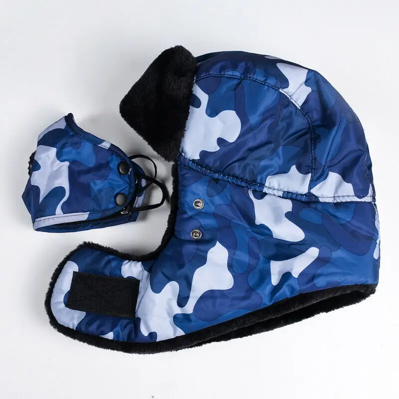 Men Snow Cap Thickening Warm Velvet Earmuffs Cycling Windproof Winter UK | Аксессуары для одежды