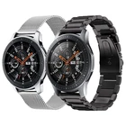 Металлический ремешок для Samsung Galaxy Watch 3 Active 2 Huawei Watch 3 GT3 GT2 Amazfit, браслет из нержавеющей стали для Honor Magic, 20 22 мм