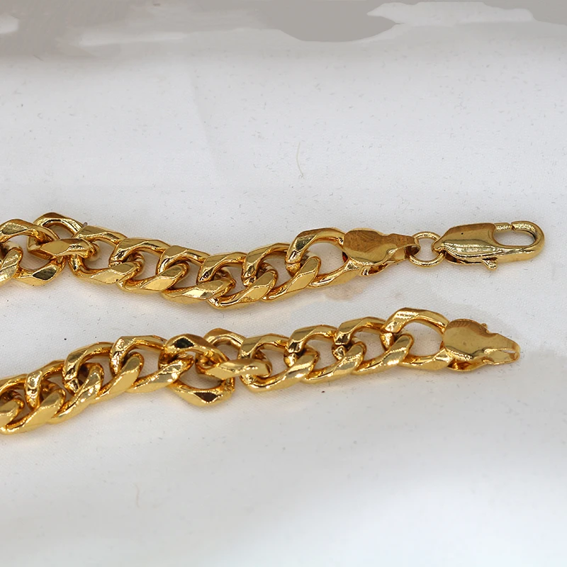 Ожерелье с французской цепью шириной 6 мм классическое модное колье из панцирной