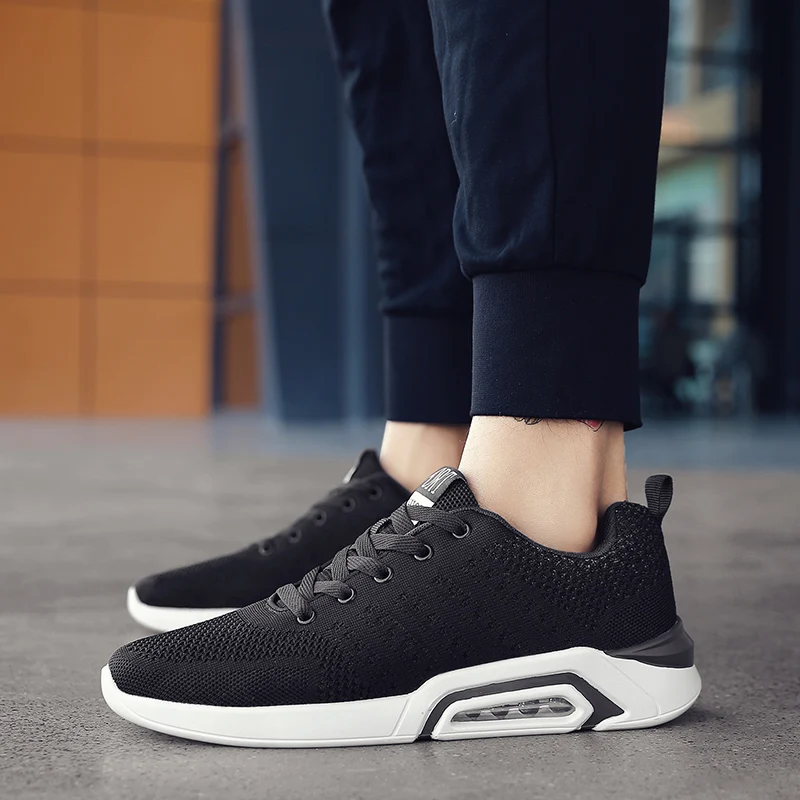 Tenis Masculino Мужская теннисная обувь с воздушной подушкой Черная дышащая