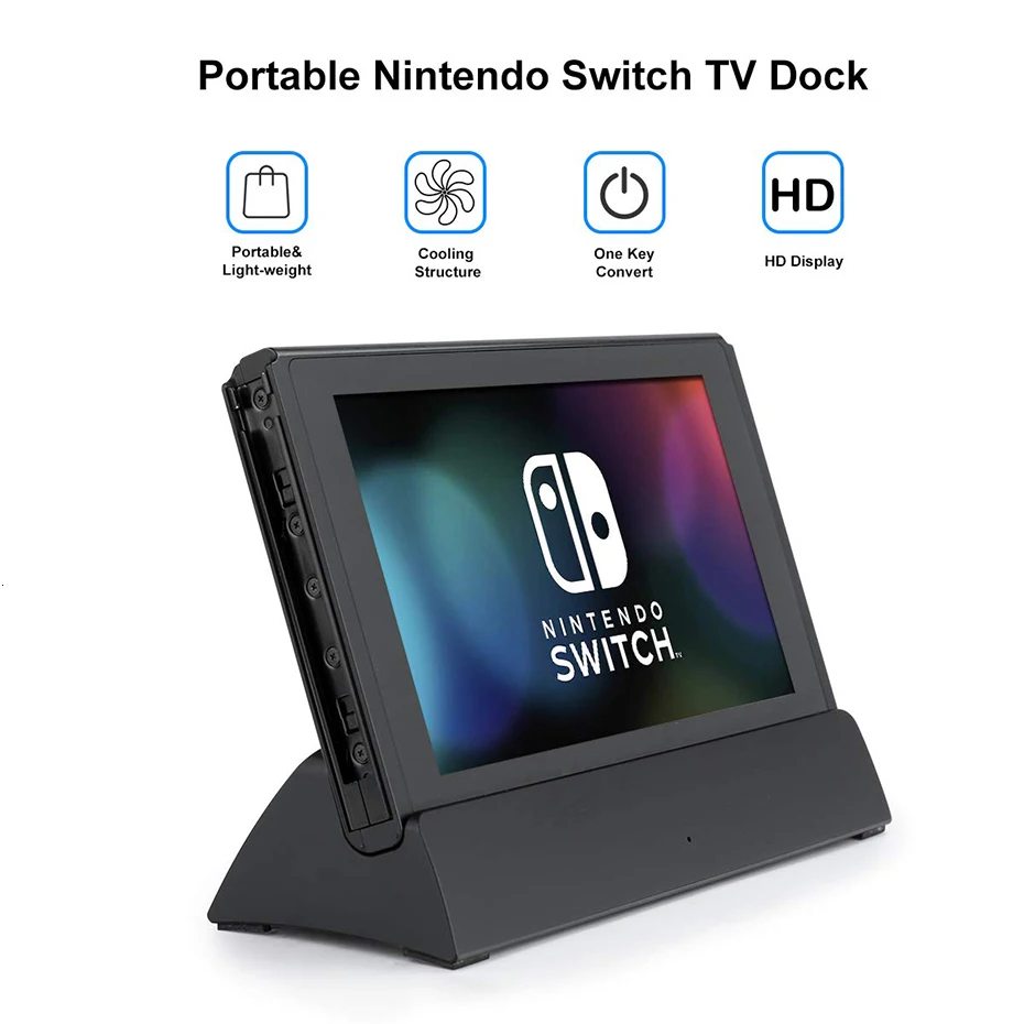 Vogek портативная док-станция для nintendo Switch с типом C к HDMI ТВ-адаптеру USB 3,0 2,0 зарядная док-станция Playstand зарядное устройство