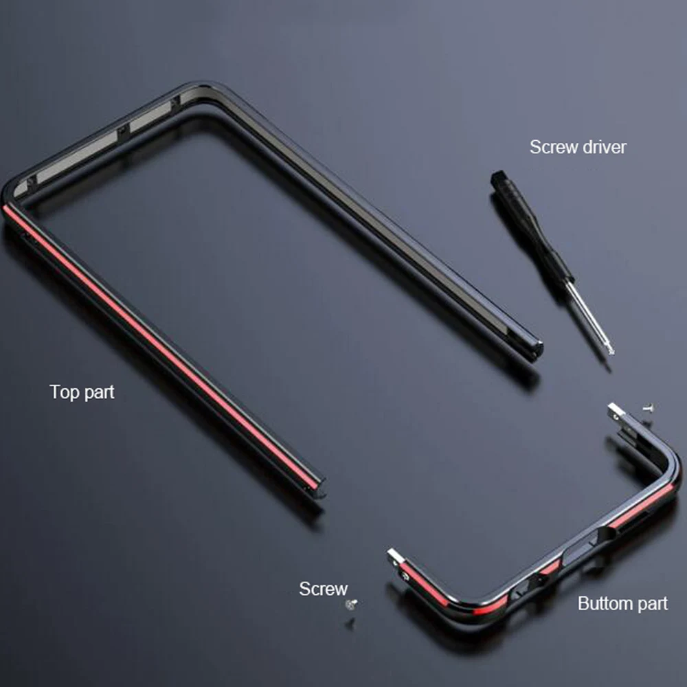 Чехол для Huawei P30 Pro роскошный оригинальный глянцевый алюминиевый бампер защитный