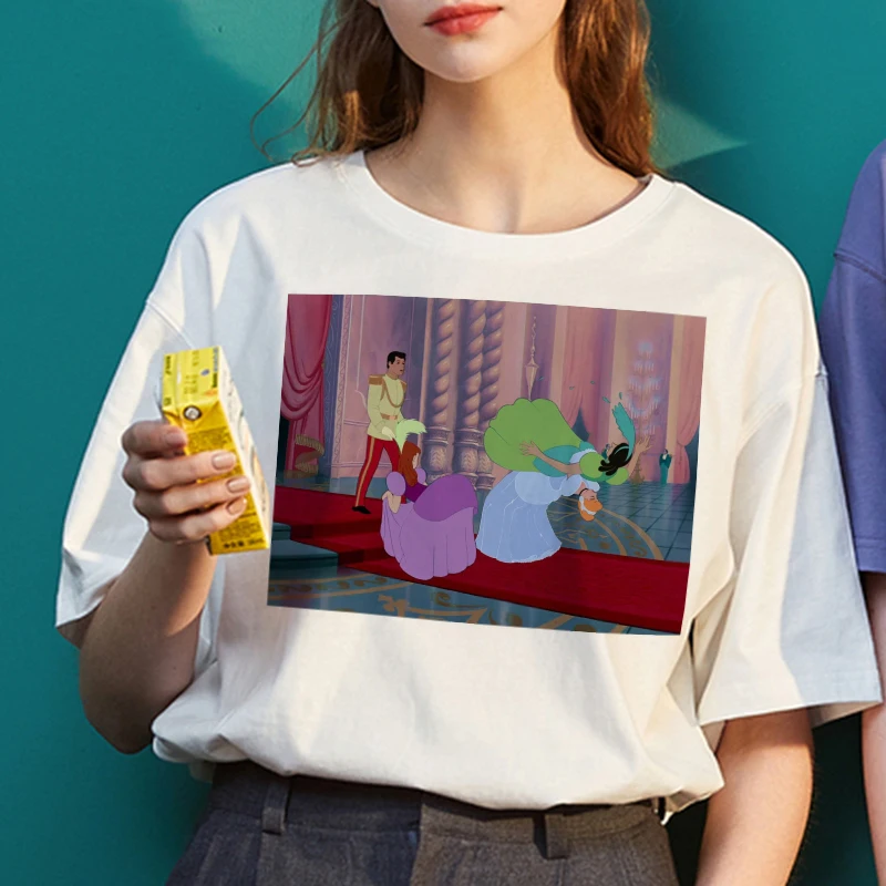 

New Hot Princess Funny Graphic T Shirts Harajuku Fashion Summer Clothes For Women Short Sleeve Tees Leisure Fun Streetwear Tops