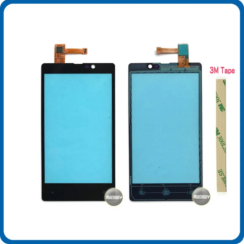 

High Quality 4.3" For Nokia Lumia 820 N820 Touch Screen Digitizer Sensor Outer Glass Lens Panel Black+Tracking Code