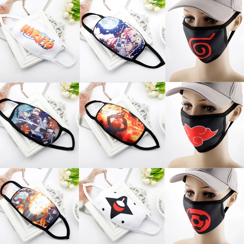 Маска для косплея аниме Konoha Akatsuki красное облако символ детей и взрослых уличные