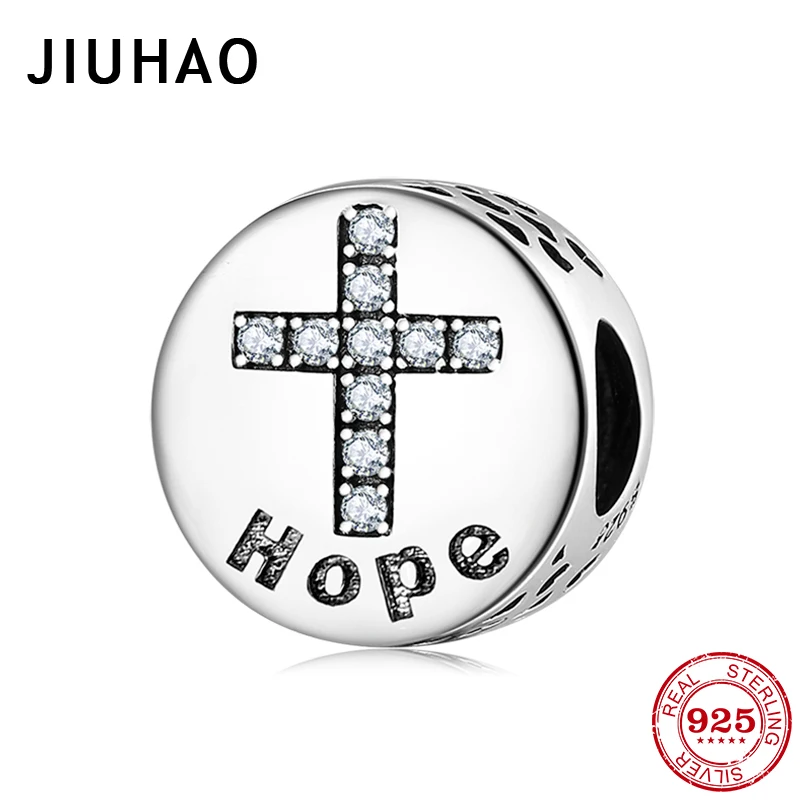 Жизнь полна надежды семь достоинств Библии вера Циркон 925 серебро Очаровательные