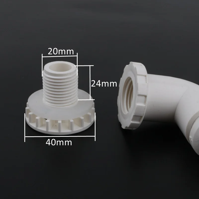 1 шт. ПВХ 20 мм для аквариума с гайкой соединения Сад оросительный соединитель