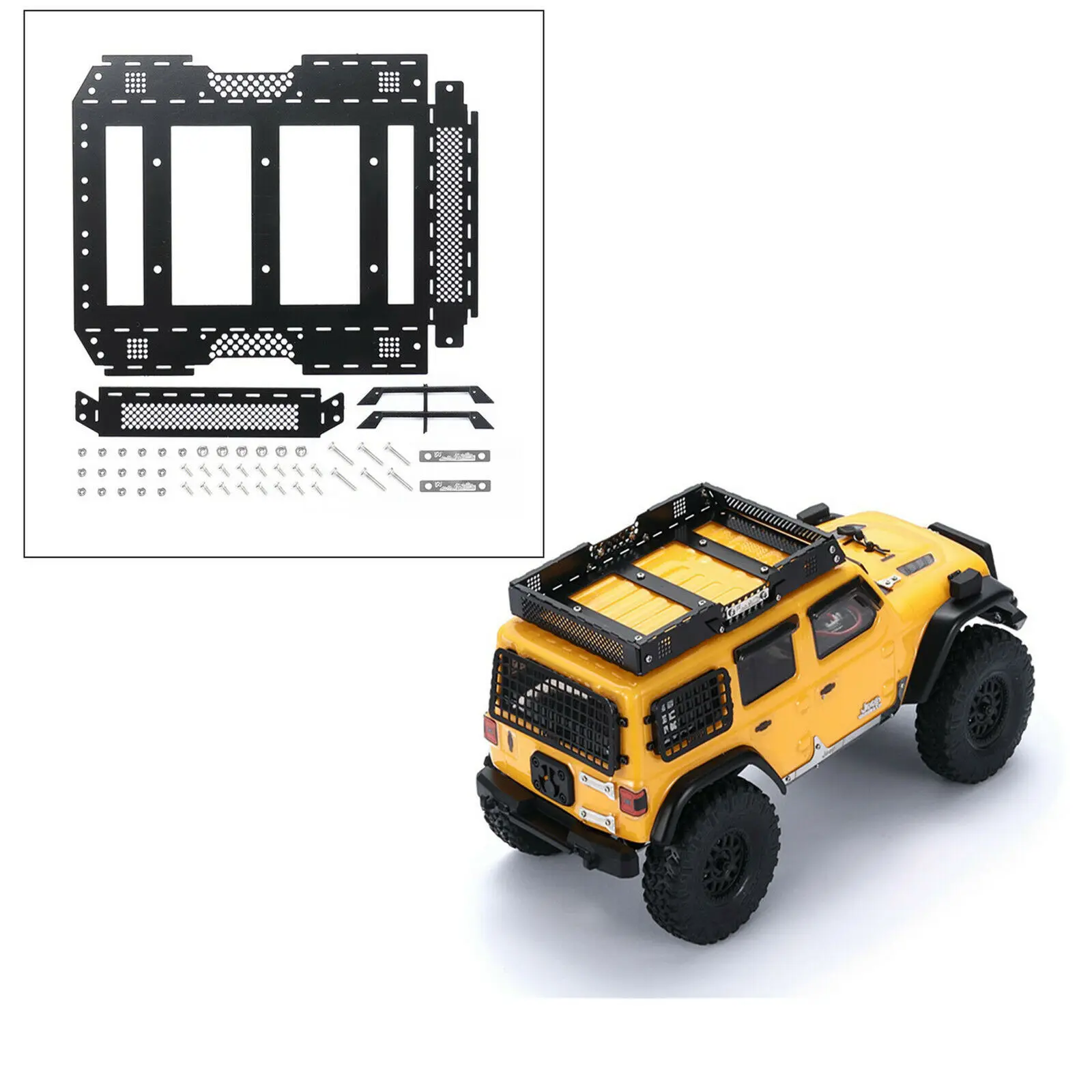 Черный багажник на крышу автомобиля из нержавеющей стали радиоуправлении для