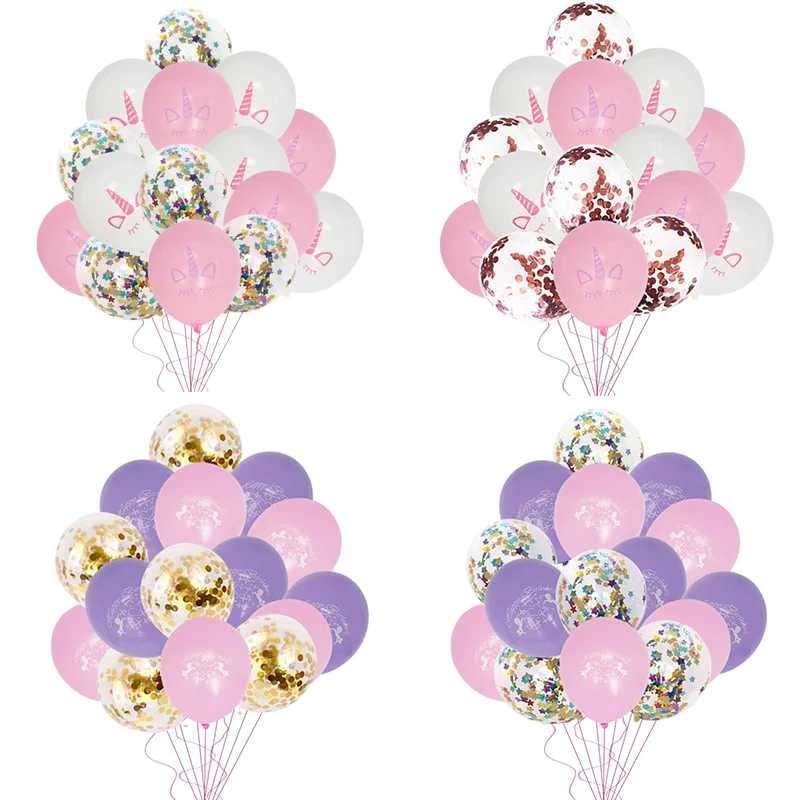 Cyuan праздничные шарики с единорогом дети днем рождения латексные воздушные шары