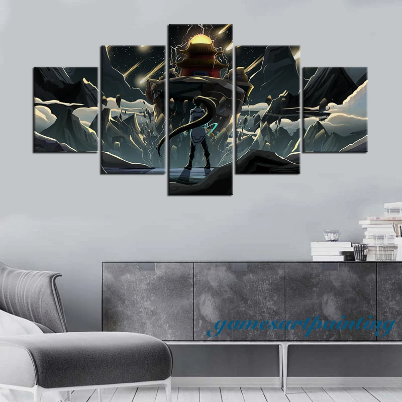 

Valorant HD Wallpaper Oil Painting on Canvas Sage Images Wall Poster Murals Living Room Decoration Wall Stickers Wall Art Gifts