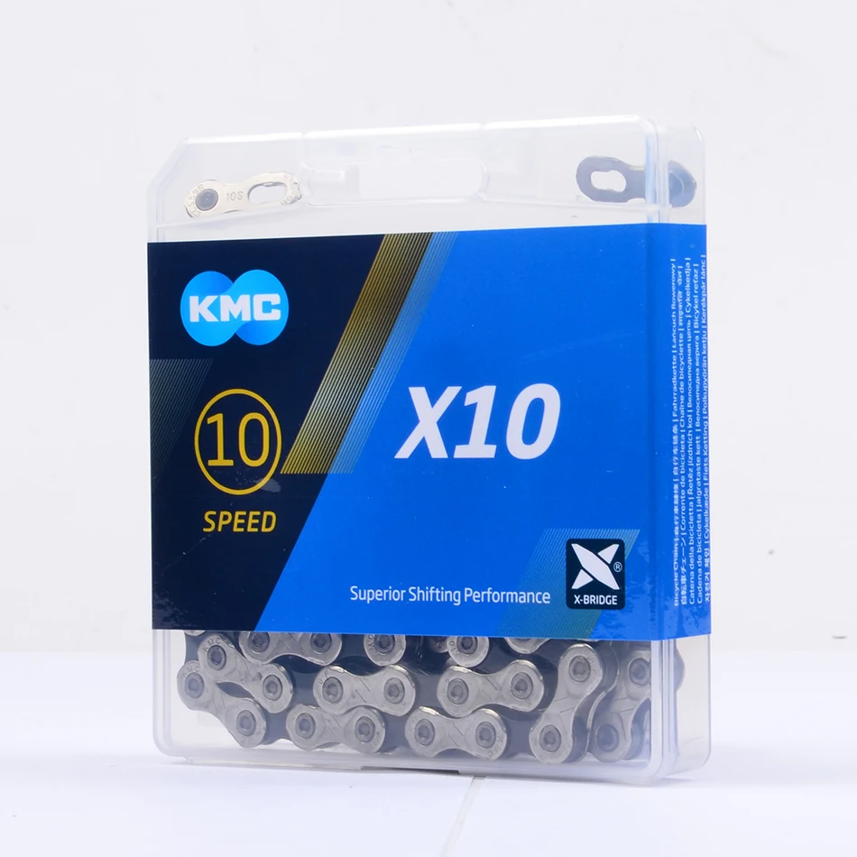 Цепь kmc X8 X9 X10 X11 цепь велосипеда MTB 116L 118L 126L ссылки Аксессуары для велосипеда 8S 9S 10S 11 цепь kmc для roadbike