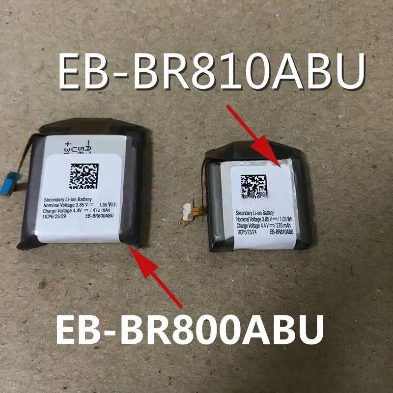 Оригинальный сменный аккумулятор EB BR800ABU BR810ABU BR170ABU для Samsung Gear S4 SM R800 R810 R805 SmartWatch