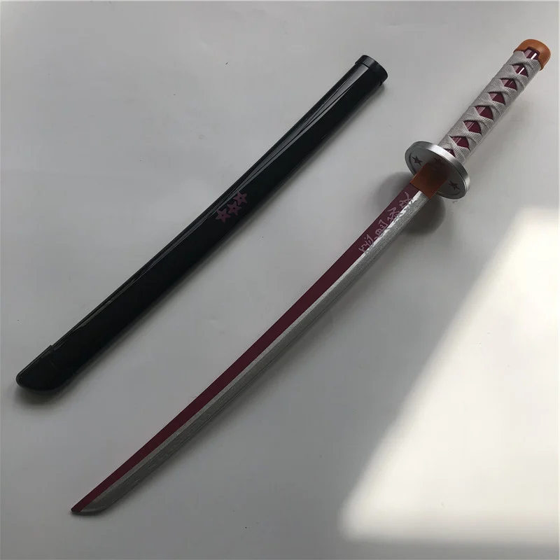 

1:1 Cosplay Kimetsu no Yaiba Sword Weapon Demon Slayer Tsuyuri Kanawo Cosplay Sword Anime Ninja Knife wood toy 80cm