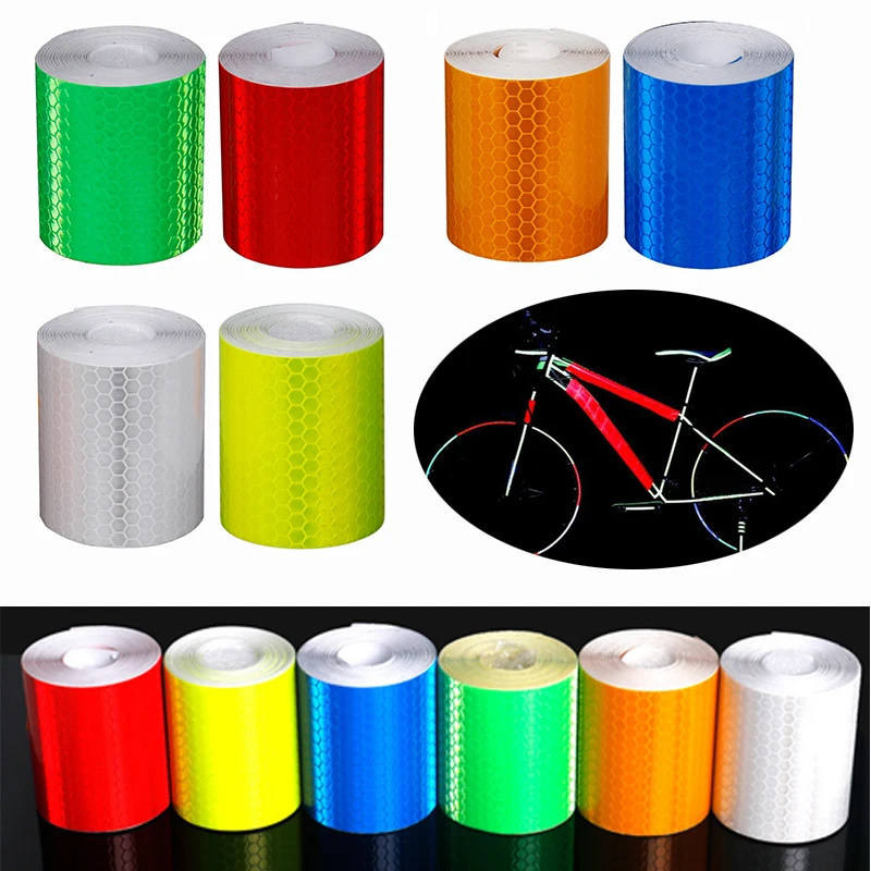 

Reflective Film Waterproof Cycling Bicycle Body Tape Strips Sticker Reflectors