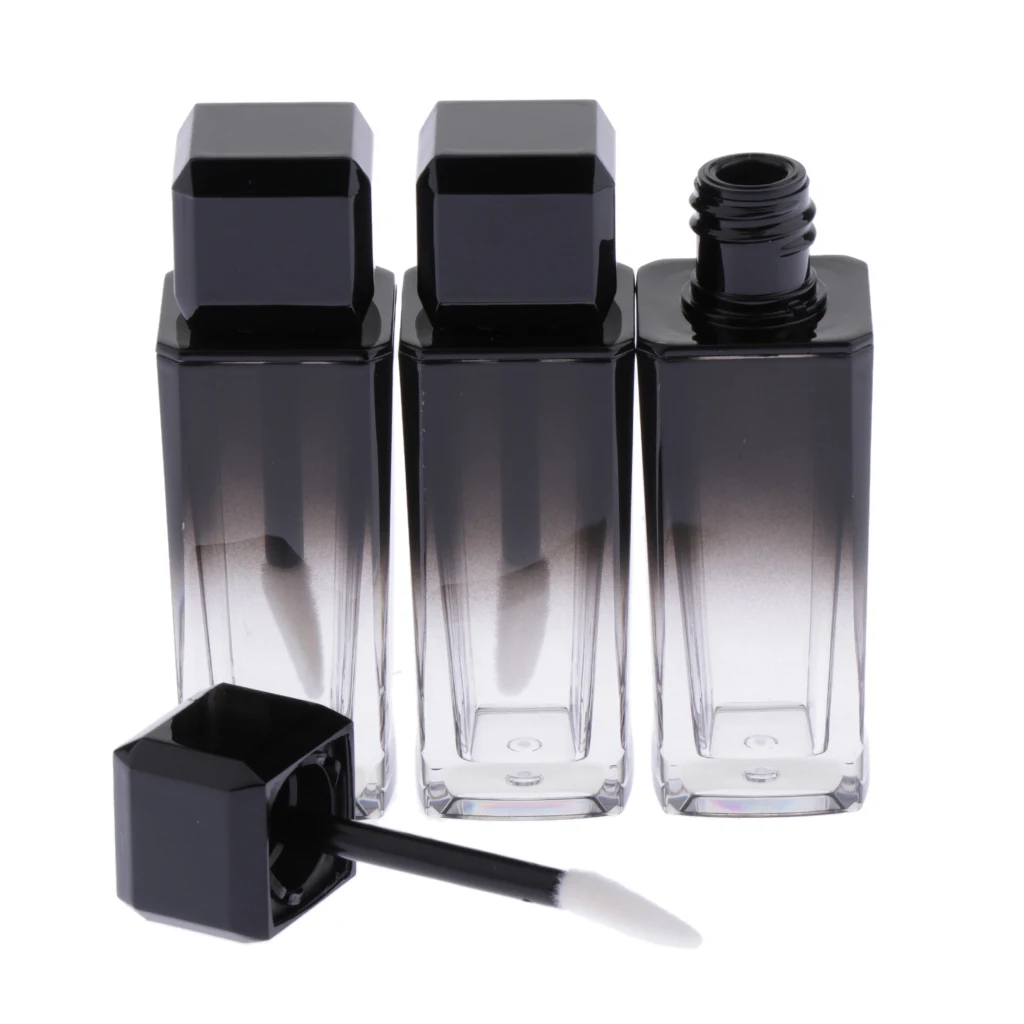 3 упаковки тюбиков для блеска губ 10 мл контейнер увеличения многоразовый