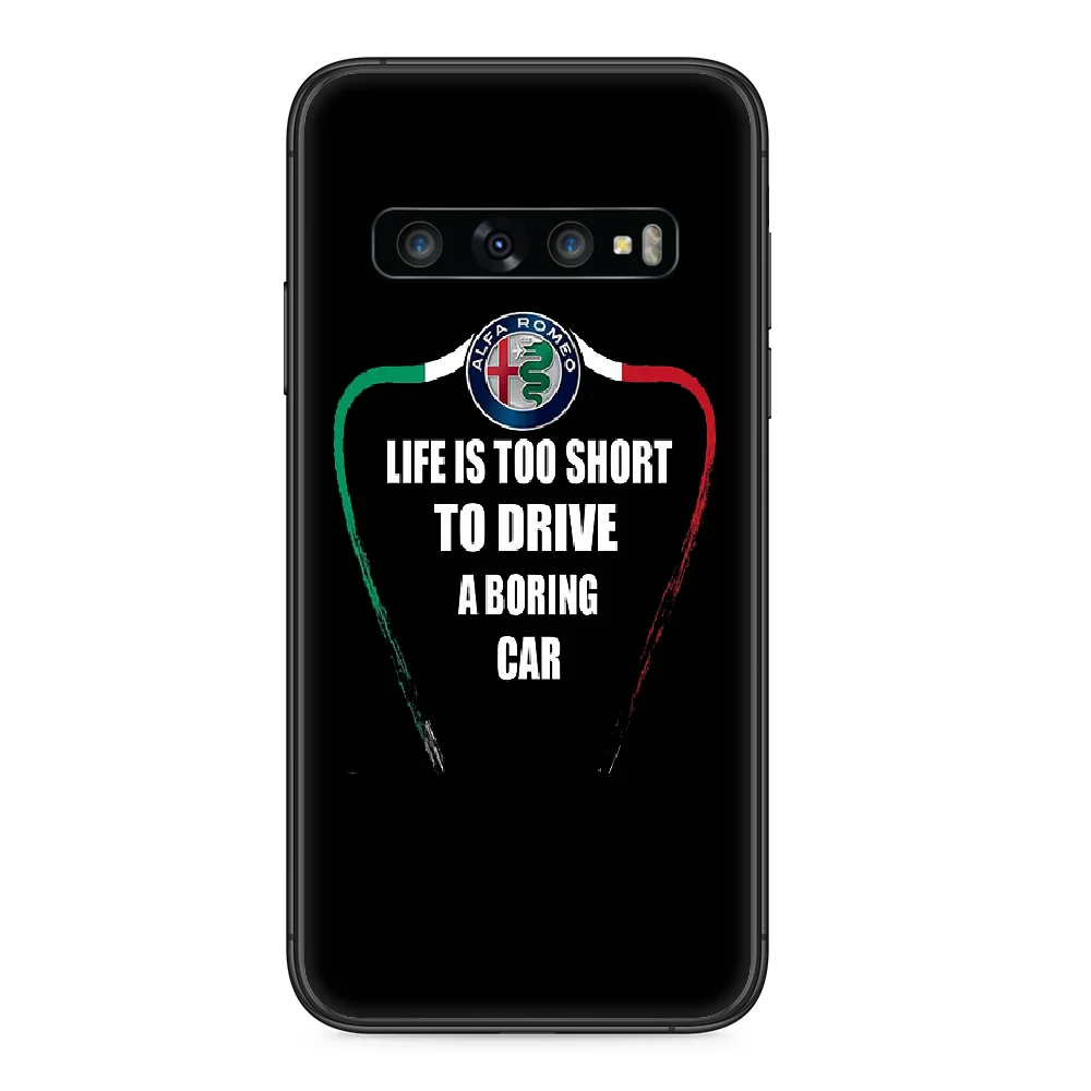 

Alfa romeo giulietta Italy Car Phone case For Samsung Galaxy S 10 20 3 4 5 6 7 8 9 Plus E Lite Uitra black shell silicone