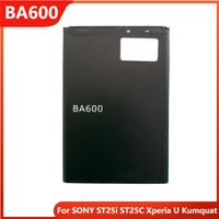 original replacement phone battery ba600 for sony st25i st25c xperia u kumquat rechargable batteries 1290mah