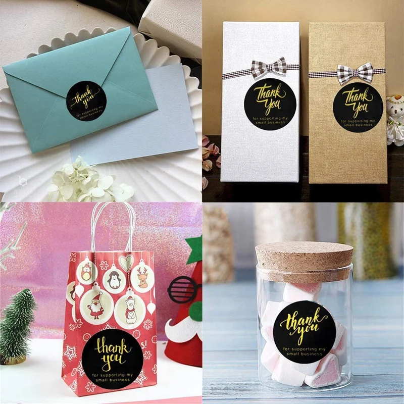 

Thank You for Supporting My Small Business Sticker-Kraft Paper Advanced Bronze Craft Adhesive Label & Tissue Box