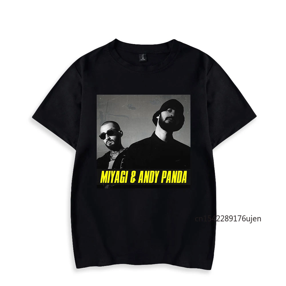 

Miyagi&Andy Panda Print Spring Summer Fashion Holiday Street Graffiti Style Unisex Casual T-shirt Kawaii Streetwear Style