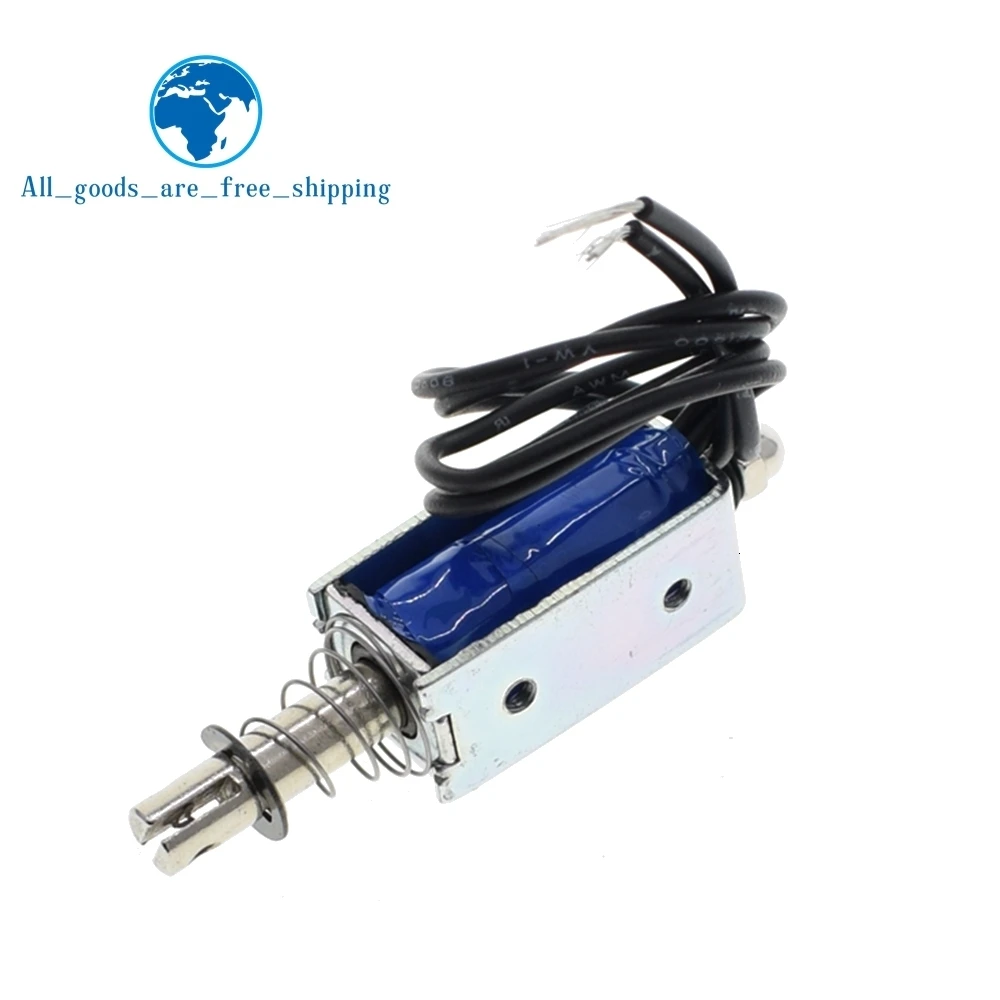 TZT JF-0530B DC 6 в 12 В 24 В Push& Pull Тип открытой рамки Электромагнит keepping Force 5N Путешествия 10 мм линейный соленоид