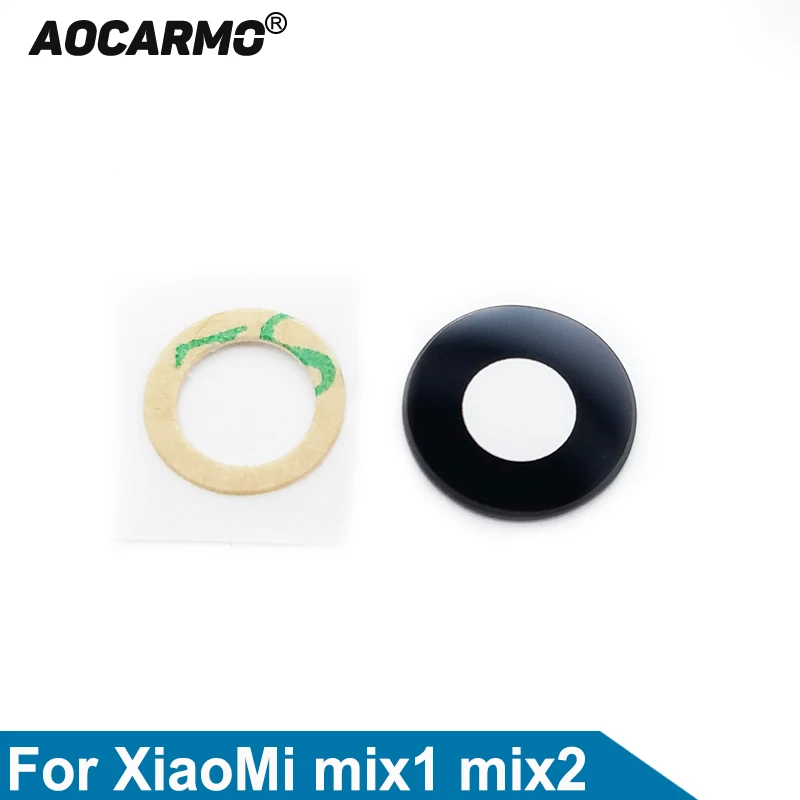 Стекло для объектива задней камеры Aocarmo Xiaomi Mi X1 X2 с клейкой наклейкой Запасная