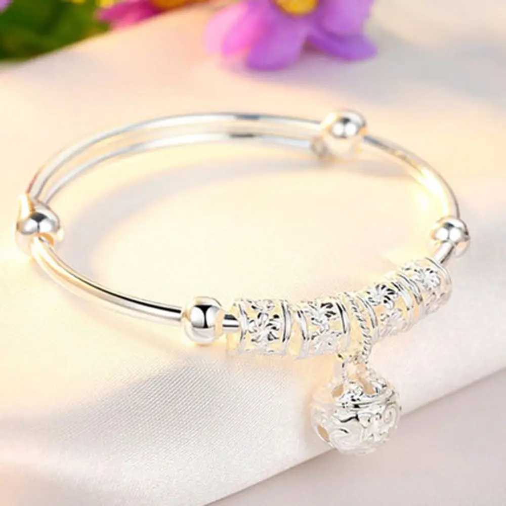 Полые серебряные этнические Цветочные регулируемые ювелирные изделия