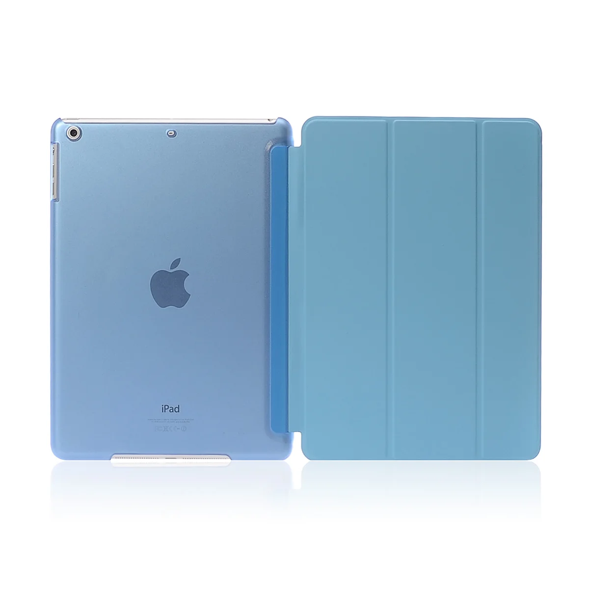 Синий Умный кожаный чехол-подставка для планшета Apple Ipad Air 9,7 дюймов PU Wake для I Pad 5 Air1 Sleepcover Ipadstand кожаный чехол - Цвет: Синий