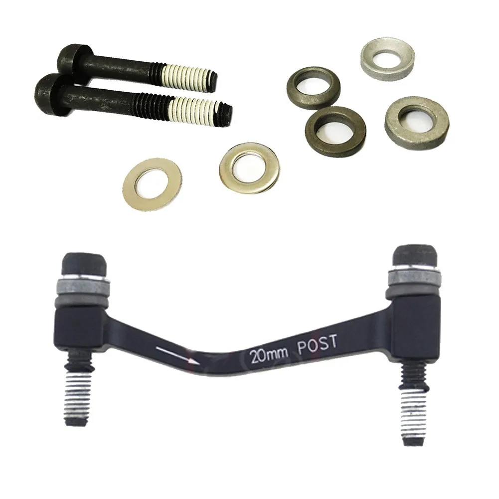 

1pc Bike Disc Brake Mount Adapter Post +20mm 160mm To 180mm Rotor For Avid 20 Post Bicycle Accessories Replacement Ultralight