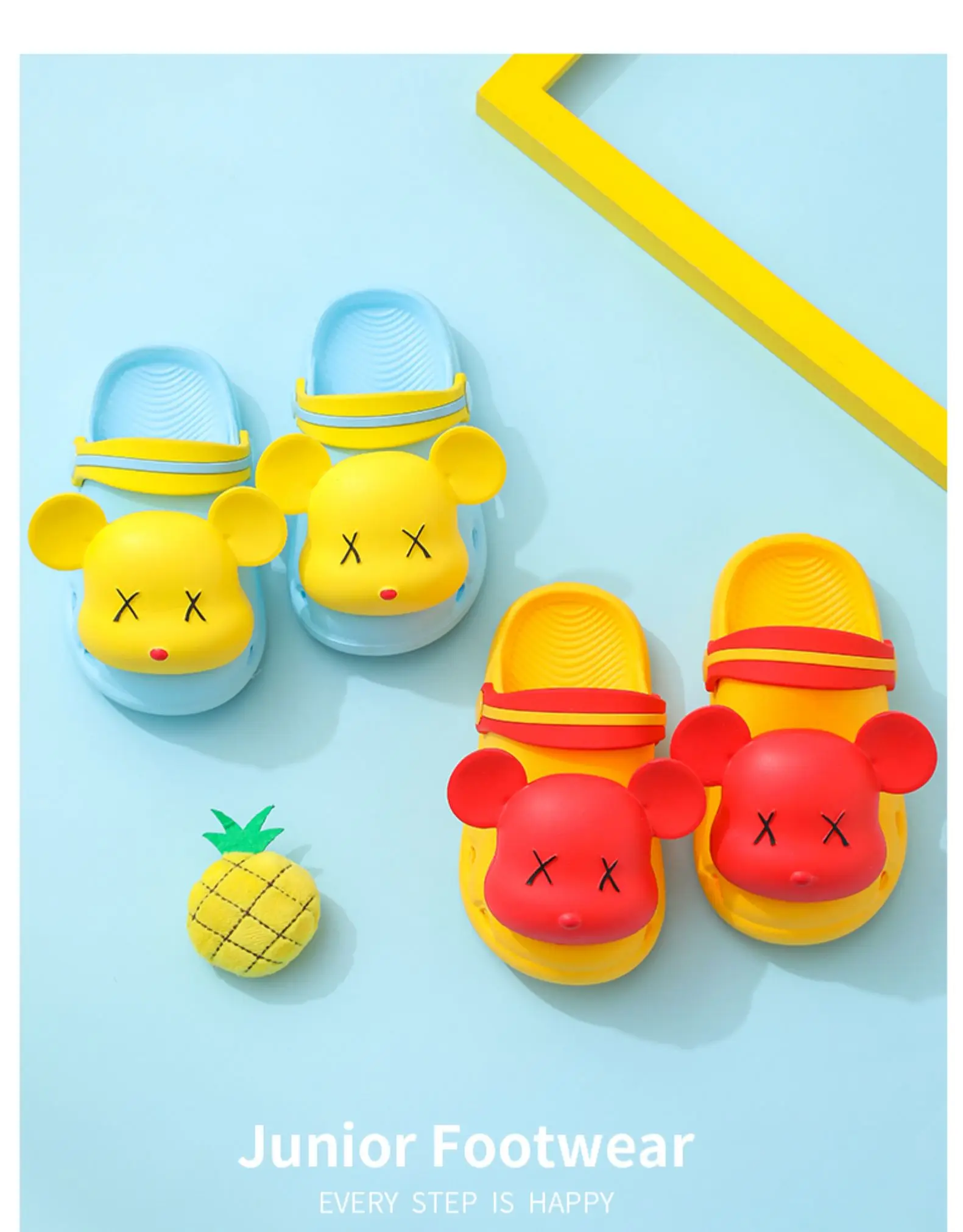 

Children's Slippers Hole Shoes Baby Slippers Summer Children Boys Indoor Girls Non-slip Toddler Sandals and Slippers Toddler