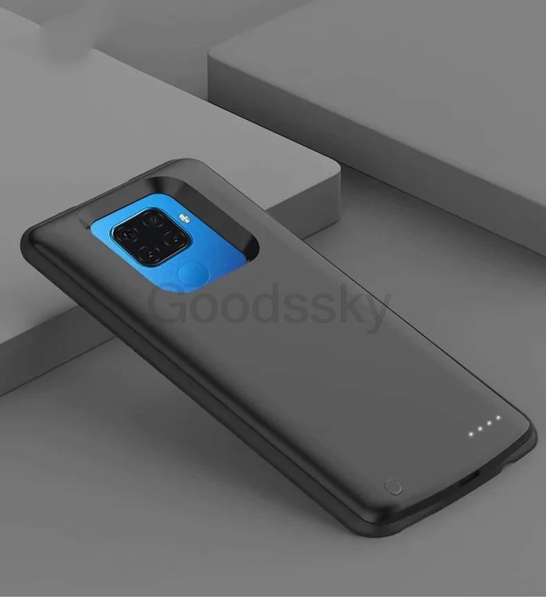 5000 мАч зарядное устройство чехол для huawei mate 30 Lite резервного копирования тонкий силиконовый ударопрочный внешний аккумулятор чехол для huawei Nova 5i Pro Чехол