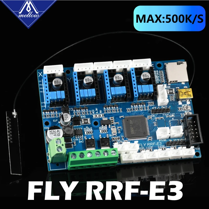 2021 Mellow FLY RRF E3 V1.0 Wifi 32 битная плата управления Reprap прошивка поддержка TMC2209 UART детали