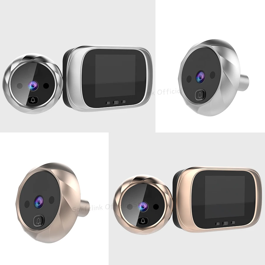 Salifelink 2.8 inch LCD Color Screen Door Camera Digital IR Eye Doorbell Electronic Photo Recording Peephole Viewer | Обустройство