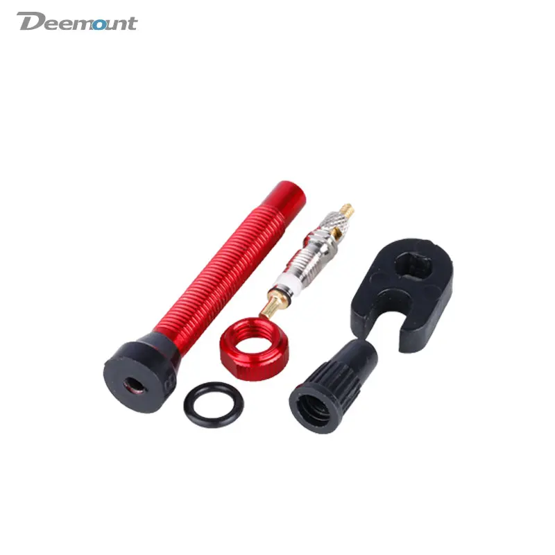 Deemount 1 пара ЧПУ анодированный Presta клапаны для MTB дорожный велосипед бескамерные шины 60 мм сплав стволовых латунный сердечник много цветов