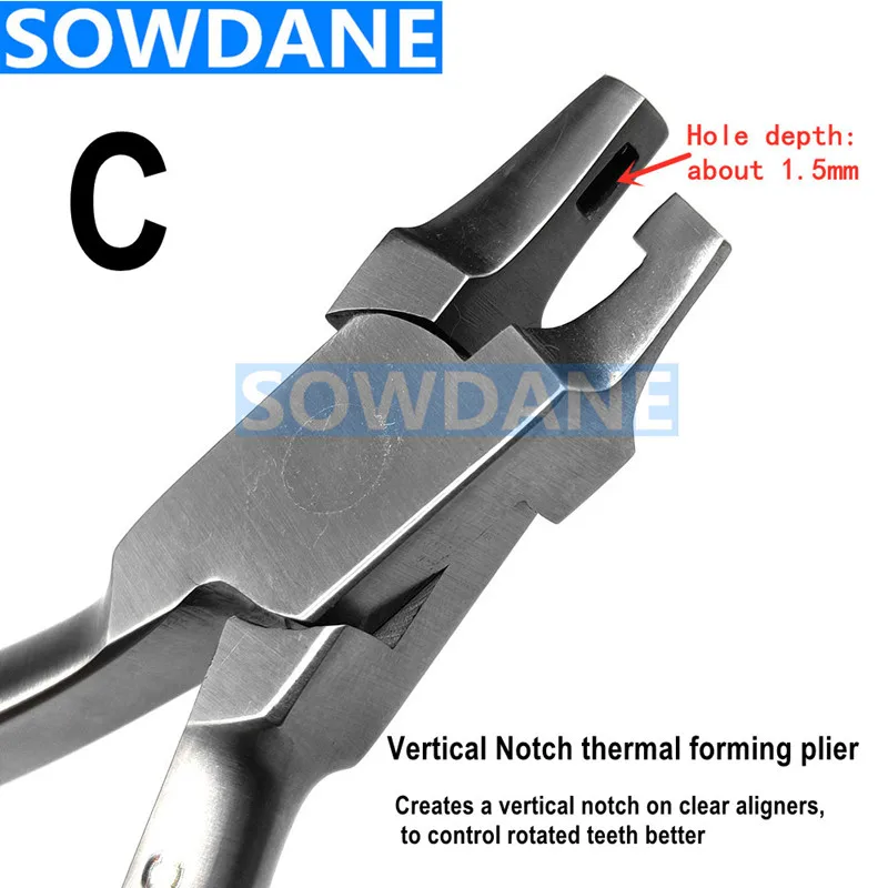 

1 piece Dental Orthodontic Invisable Brace Plier Bracket Aligner Thermal Forming Pliers Dentist Ortho Instrument Tool
