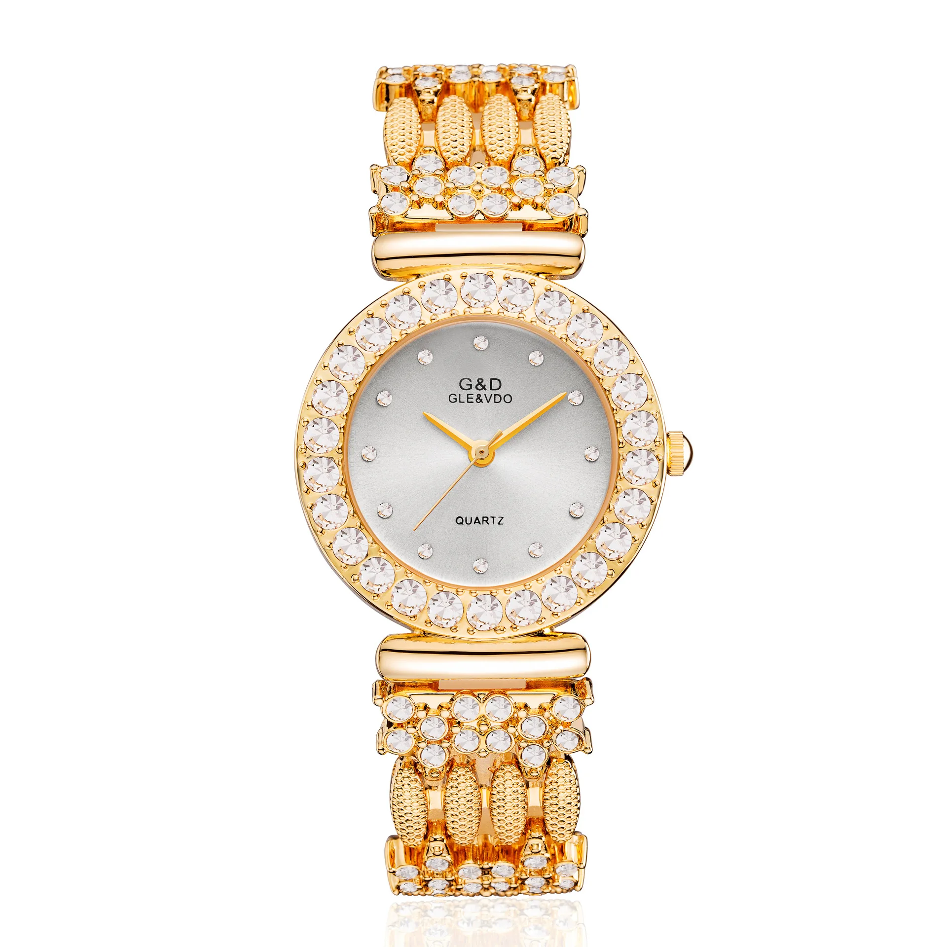 G &amp D брендовые роскошные женские часы-браслет со стразами наручные часы золотые
