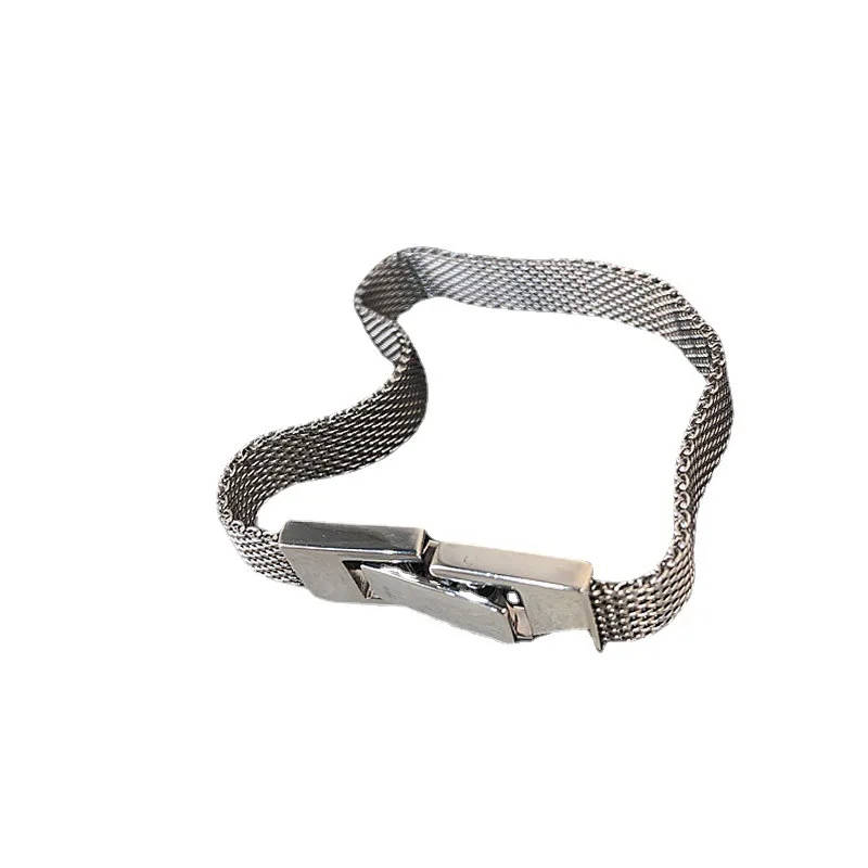 Женский браслет из серебра 30% пробы с пряжкой |