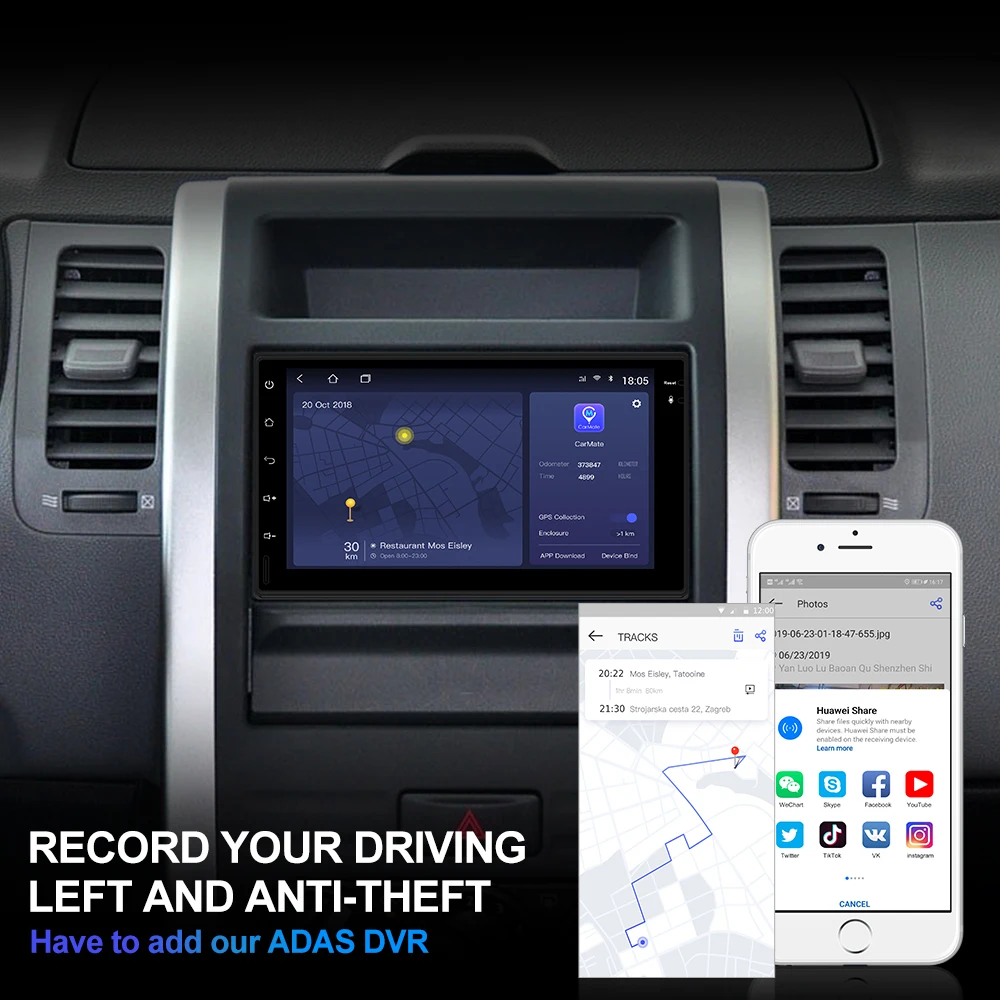 Исудар H53 4G Android 2 Din Автомобильная Радиостанция Для Nissan/Xtrail/Tiida/Hyundai/KIA Мультимедиа GPS 8-ядерный RAM 4 ГБ ROM 64 ГБ Камера DVR вкл.