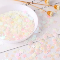 5mm flower sequins nail art glitter manicure sweet cherry blossom jewelry filling paillettes for diy card making crafts confetti