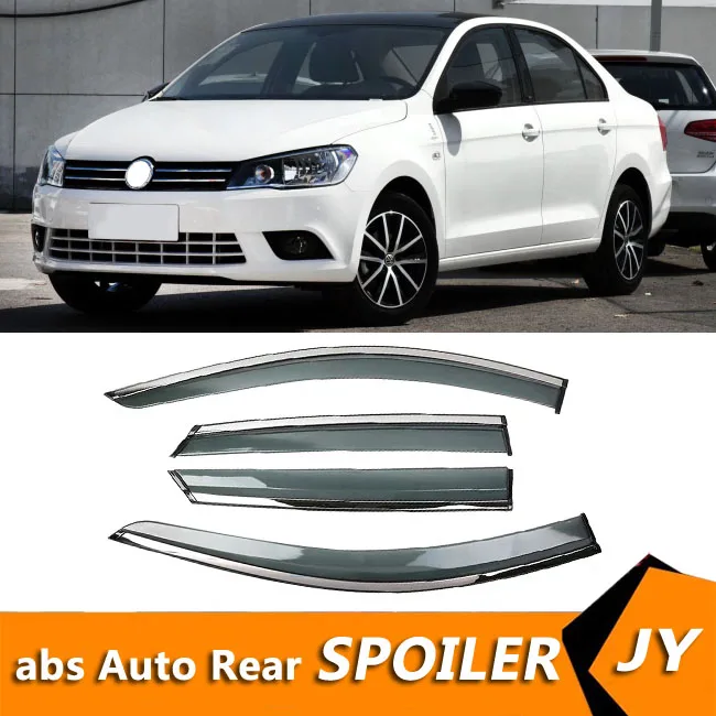 

For Volkswagen Jetta 2013-2016 Window Visor Vent Shades Sun Rain Deflector Guard For Volkswagen Jetta Auto Accessories 4PCS/SET