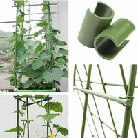 50100pcs cross plastic clips plant support fixed connector adjustable agriculture fastener pillars gardening